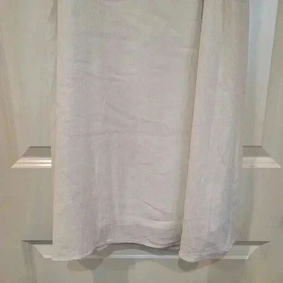 Maurices Women’s White Rayon Lined 3 Button Down Spaghetti Strap Mini Sundress - Picture 10 of 10